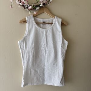 Spanx Men's Cotton Compression Sculpt Tank Top Sleeveless White Size XL NWOT